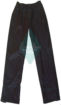 Nylon Black rain pants-work trousers-nylon rain pants